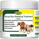 Koně nepocení Léčba, Podpora zdravé teploty regulace pro zastavit pocení, AC, starý, Mare, Gelding, Anhidróza, Jeden horký letní den použití