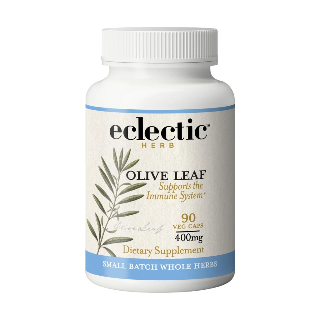 Eklectic Institute Non- GMO Olive Leaf PHARMAN124; Imunitate Support PHARMAN124; 90 CT (400 mg)