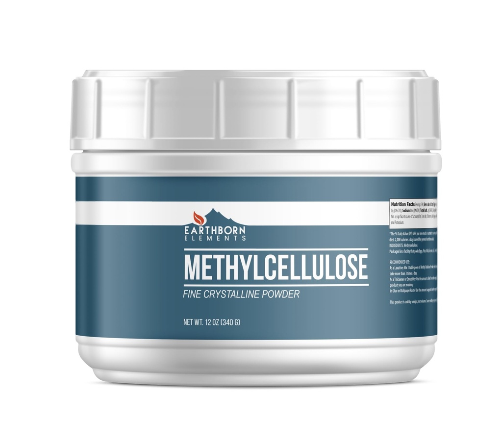 Pozemské prvky Methylcelulóza (12 oz), No Emulgátory nebo přísady, Potravinová třída