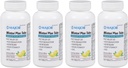 MAJOR Mintox Plus Tabs - Antacid Plus Anti- plynové tablety - Pomáhá rychle zmírnit kyselé požití, Heartburn, Sur Žaludek, a plyn - Citronová máta ochucená - 100 Počet (4 balení)