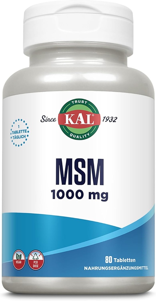 KAL 1000 Mg Msm tablety, 80 Počet