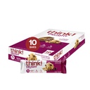 Mysli! Delight, Keto Protein Bary, Zdravý nízký karb, gluten zdarma Snack - čokoládové arašídové máslo Cookie Dough, 10 Počet (Balení květen Vary)