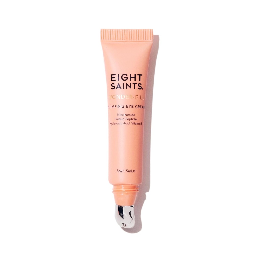 Osm svatých Wonder- vyplnit Plumping Eye Cream, Přírodní a organické Anti Aging Under Eye Cream to Plump Skin, Snížit vrásky, Fine Lines, a Under Eye Bags, Dark Circles Under Eye Treatment, 0.5 Ounces