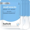 Baebody Advanced Snap Mucin Under Eye Patches for Women & Men (6 Pairs) - Under Eye Maskes for Dark Circles and Puffness - With Niacinamid - Snížit jemné linie a vrásky
