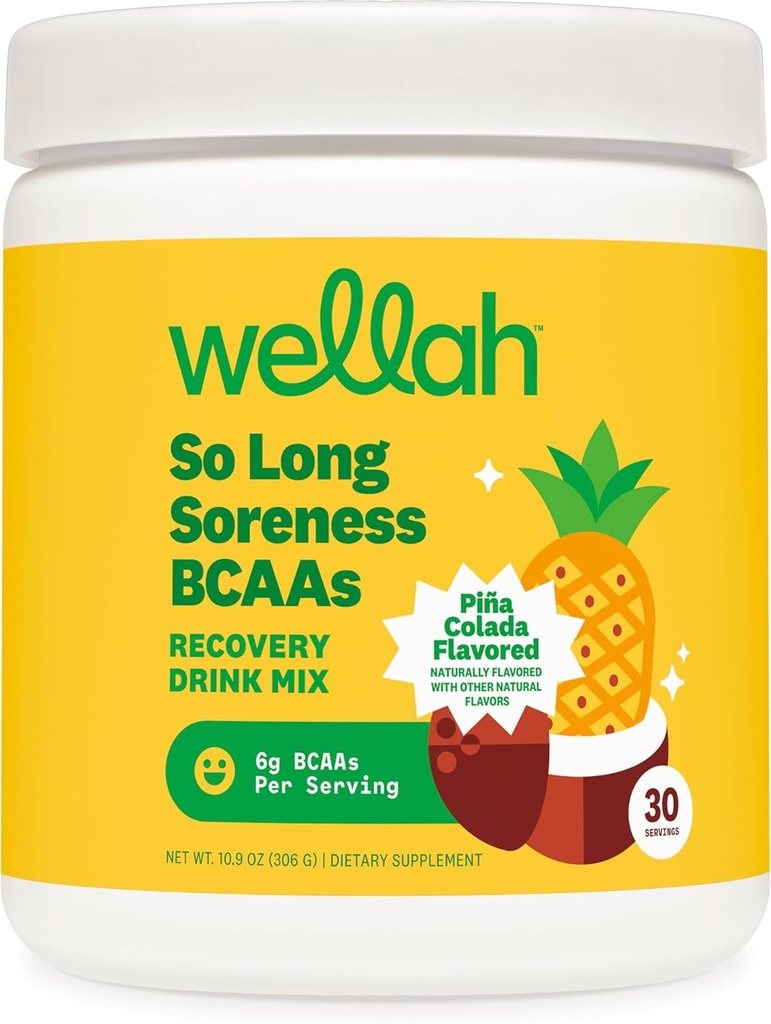 Wellah So Long Soliency BCAA Powder (Pina Colada ochucený) 30 Servings - s hydratační komplex