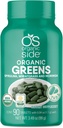 Organické zelené (Spirulina, Wheatgrass & Moringa) 90 Tablet - Bohaté na vitamíny a minerály - Super zelené 1100 mg - Certified USDA - Non GMO - Vegan