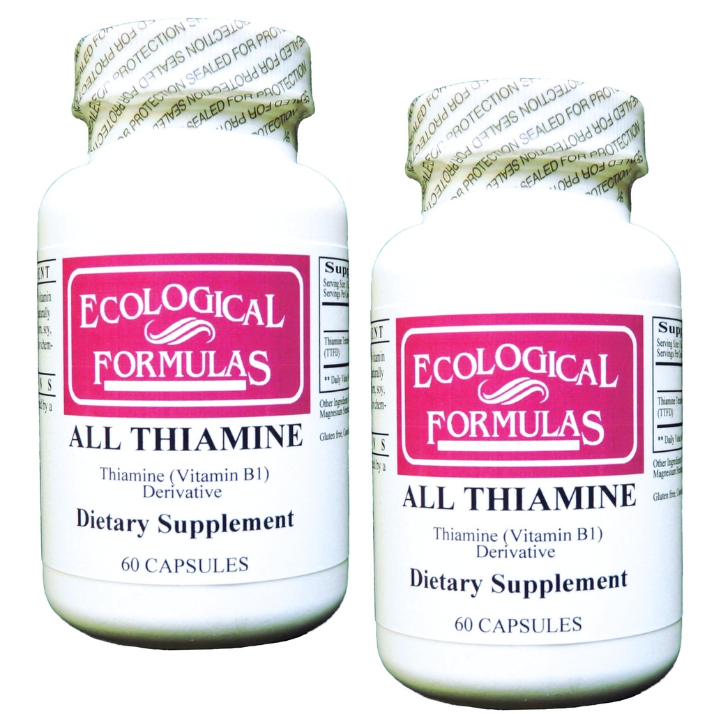 Všechny thiamin vitamin B1 50 mg, 2 x 60 tobolek