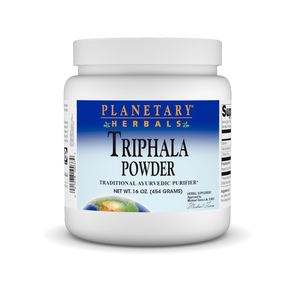 Planetární Herbals: Triphala 16 oz. Prášek