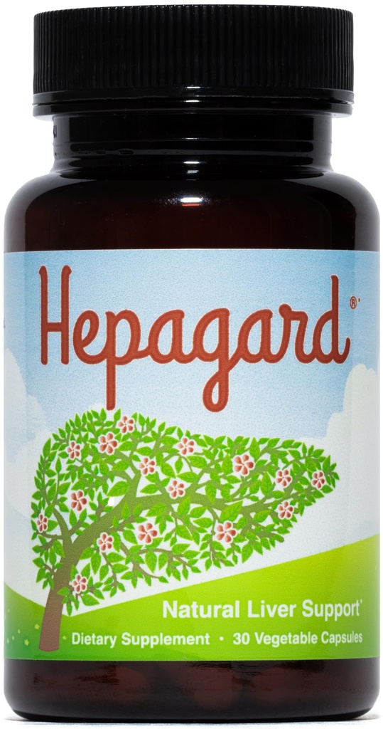 Hepagard - Přirozený doplněk pro podporu jater s N- acetyl cysteine (NAC) - Non- GMO, Vegan, gluten- Free