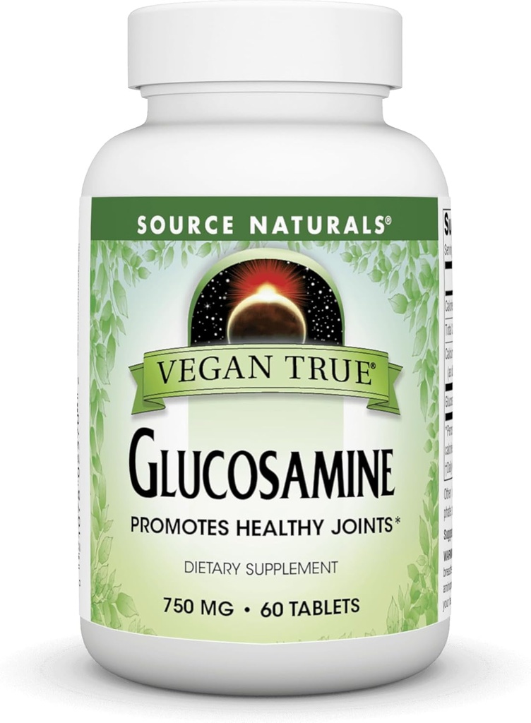Zdroj Naturals Vegan True Glucosamine, Promotes Health Joints *, 750 mg - 60 tablet