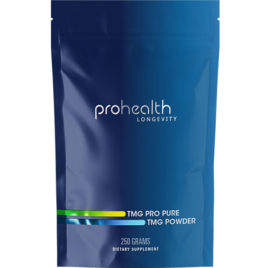 ProHealth TMG Amino Acid krevní tlak (Trimethylglycin - Betain Bezvodý dodatek) - Metylační podpora 250 Grams Bulk Powder Longevity