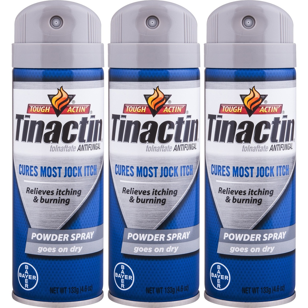 Tinactin Jock Itch Spray Powder, 4.6 oz. (balení po 3)