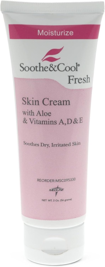 Medline Sooth & Cool Skin Cream 2 oz