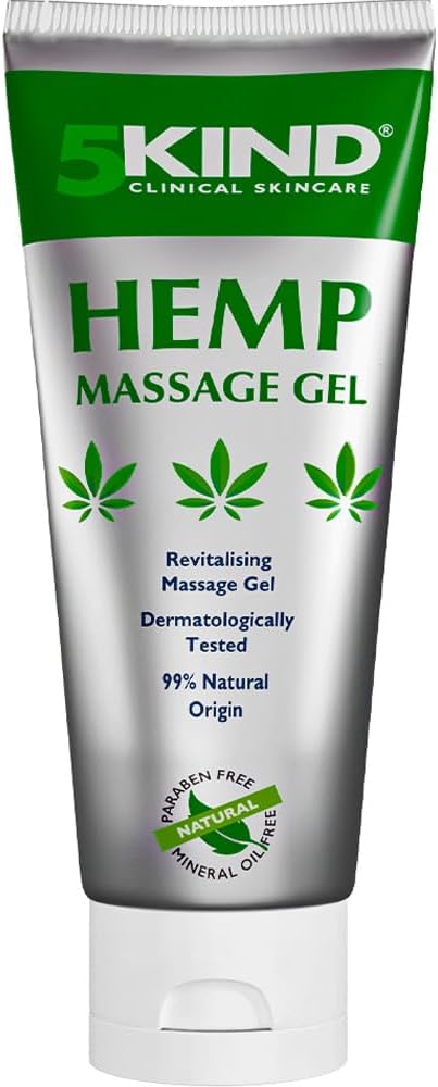 5kind Hemp Active Gel 3.4 fl oz- Hemp Cream Maximální síla - Natural Soothing Relief Joint Gel - Muscle Rub for Lower Back, Joints, Neck, Knees and Shoulders - Maximální síla Hemp Cream