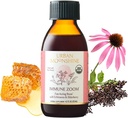 Urban Moonshine Immunication Zoom - Fast- acting Imunity Boost - Organic Elderberry Syrup - Echinacea - Syrový med - Certified Organic - Natural - 4.2 Fl Oz
