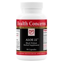 Zdravotní problémy Aloe 22 - Digestivní podpora & Intestinal Cleanse - Zácpa, Bloating & Parasite Detox Supplement - Black Walnut, Ginger, Myrobalan & Aloe Vera Herbal Formule - 90 Kapsle