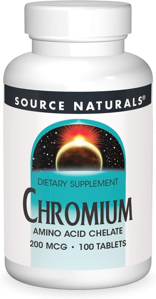 Zdroj Naturals, Inc. Chromium Chelate 200mcg 100 Tablet