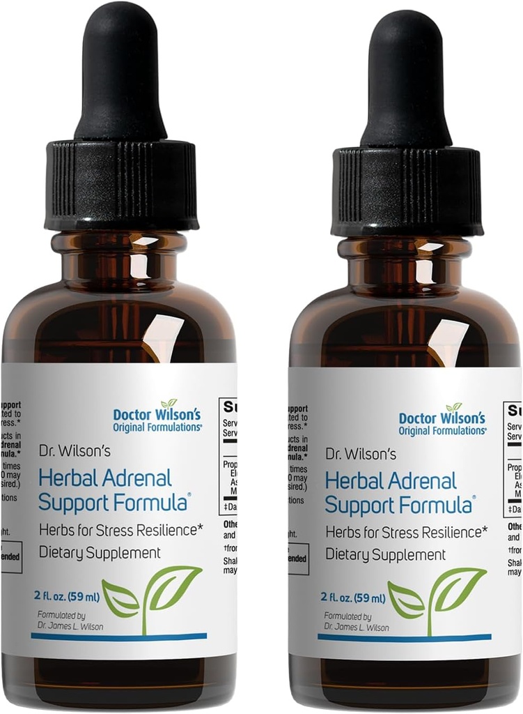 Doktor Wilson 's Původní nastavení 2- Pack Bylinné Adrenal Support Formule 2 Liquid Ounces