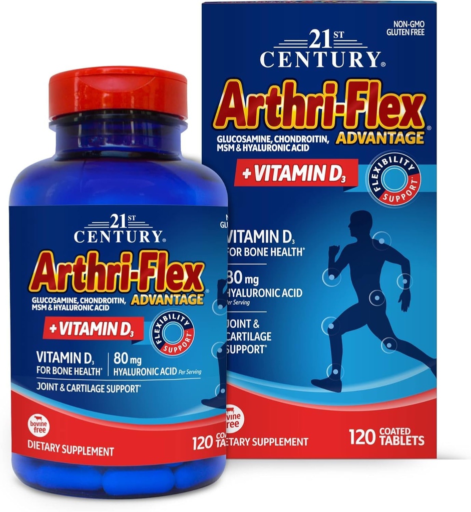 Glucosamine & Chondroitin MSM Advantage Tablety 120 Počet
