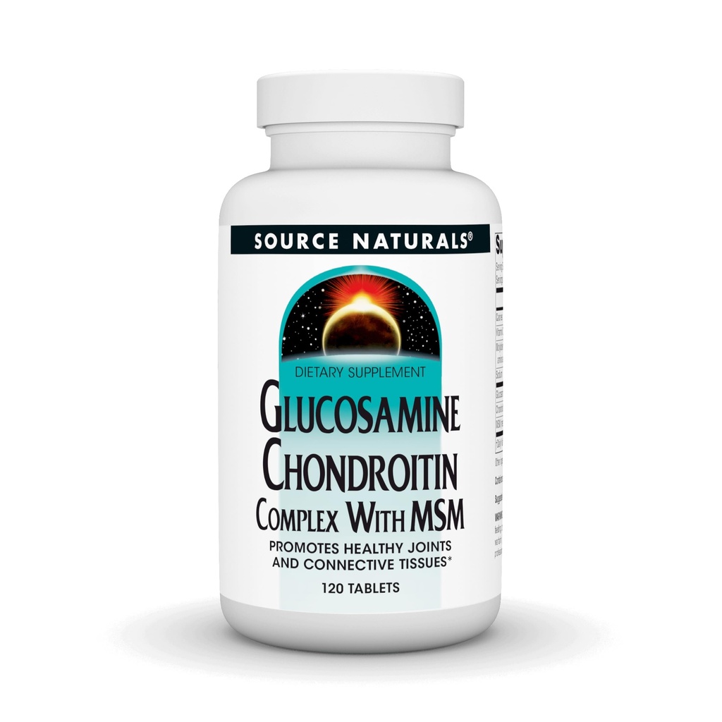 Zdroj Naturals Glucosamine Chondroitin komplex s Msm - 120 Tablety