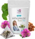 menopauza reliéf - menopauza TEA 14 dní - menopauza reliéf pro ženy, menopauza reliéf pro ženy návaly horka, černý cohosh, gingko, červený jetel, skořice, zelený čaj, lékořice 1 balení 14 sáčků