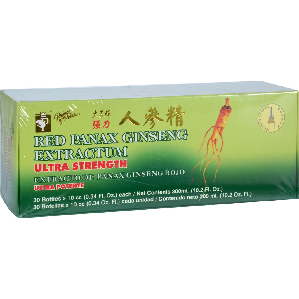 Princ of Peace Red Panax Ginseng Extractum Ultra Strength - 30 lahviček
