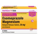 Zdraví CareAisle Esomeprazol Magnesium Zpoždění uvolňování tablety, 20mg - 42 Počet - kyselý reduktor, Poskytuje úlevu od bolesti srdce