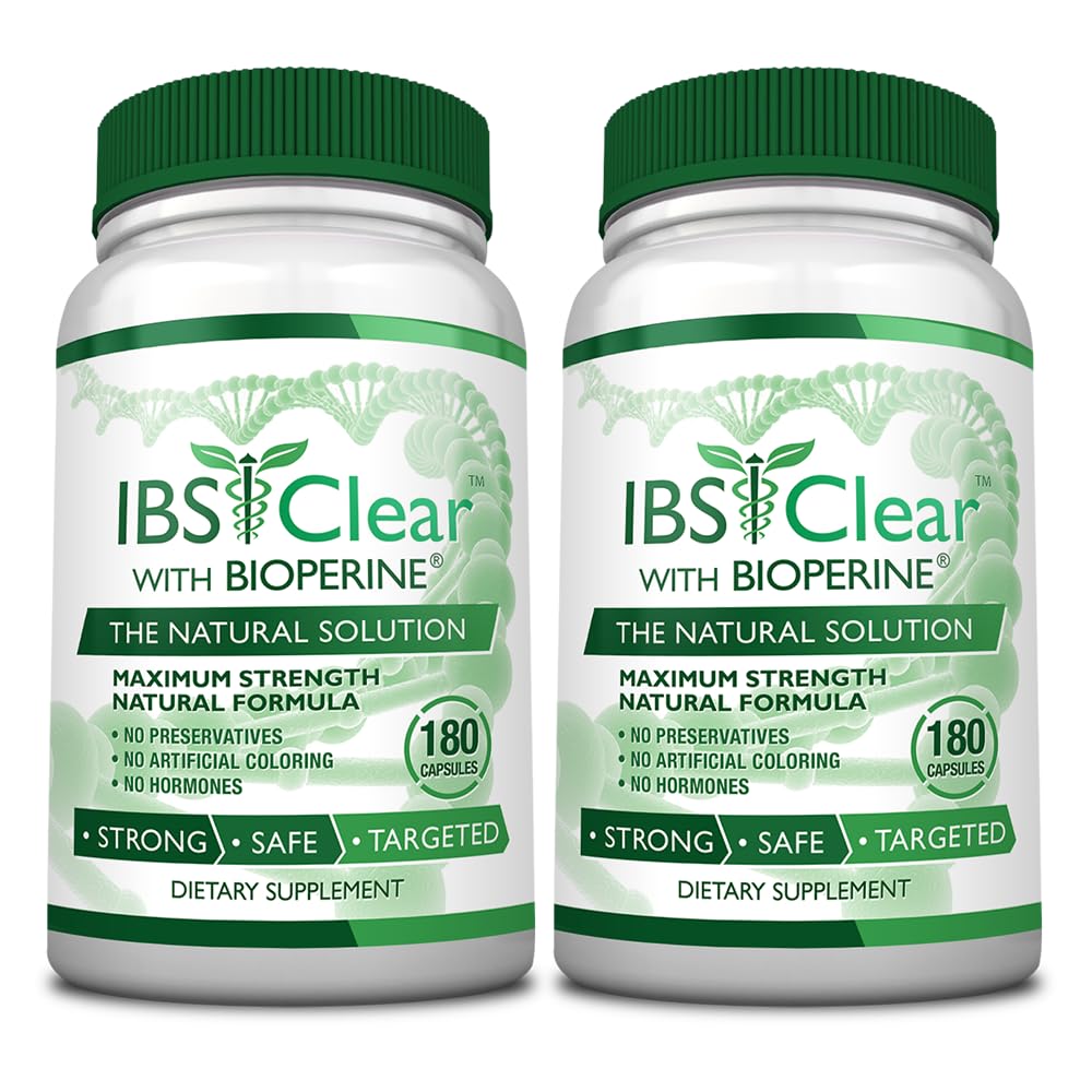 IBS Support - Vitamin D, Psylium Husk, Fenykl - 180 Kapsle - 3 měsíční dodávka