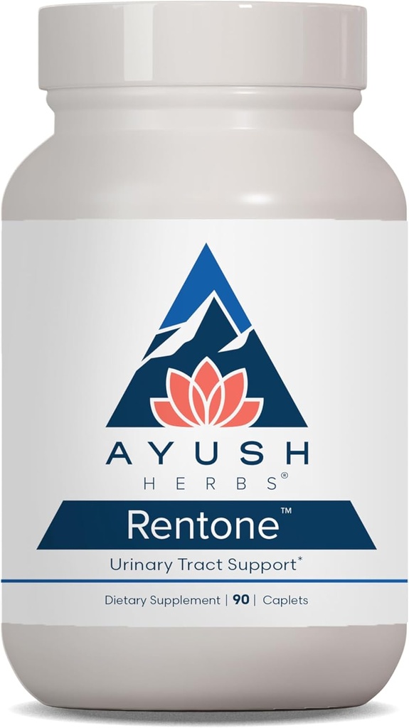 Ayush Herbs Rentone - Doplněk pro podporu ledvin s brusinkou, Ledviny Čisté pilulky pro ženy a muže, Močové zdraví a močová měchýř Funkce - 90 Vegetariánské kapsle (1 Počet)