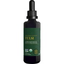 Globální léčebné centrum - Organic Tulsi (Holy Basil Leaf Extract) Vegan Liquid Supplement Drops (Organic Basil) - Biologicky dostupný Herb pro normální stresovou reakci, přírodní energie a imunitní podpora