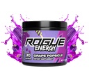 Rogue Energy Drink Powder for Long Gaming Hours - Gaming Energy Powder for Mental Focus - Sugar & gluten Free - Gaming Supplemente with Caffeine & Vitamins - Made in USA (Grape Popsicle - 30 Servings)