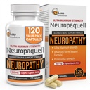 Platinum Health Alpha Lipoic Acid for Neuropatia Nerve Pain Support, Supplement, B Vitamíny, L Arginin, All Natural Maximální síla Neuropaquell for Discomform in Feet, Hand, Toes, 120 Kapsle, 800mg