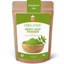 SPICY ORGANIC Neem Powder - 16 oz. - Certified USDA Organic -Non- GMO - Fresh Sured Neem Leaves Powder for Health Hair and Skin - Azadirachta Indica Ayurvedic Herb for Cell Wellbeing