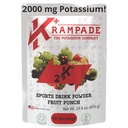 Krampade Electrolytes Powder Draslík Supplement - 2000 mg K +, > 2X více než kokosová voda 124; Krampade Relief and Prevention Appendix 124; Hydratační prášek
