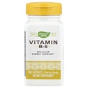 Příroda je cesta vitamín B-6 doplněk, Cellular Energy Support *, 50mg na servírování, 100 Kapsle