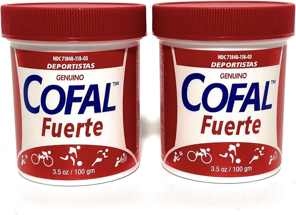 Cofal Fuerte Cream - 3.5 Oz - 2 balení