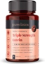 pureclinica Lutein 30 mg s Zeaxanthin 1000mcg - Triple Strength Supplement, 90 tablet (3- Month Supply)