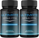 (2 Pack) Ultimate male Pro Kapsle pro muže, UltimateMalePro Recenze (120 Kapsle)