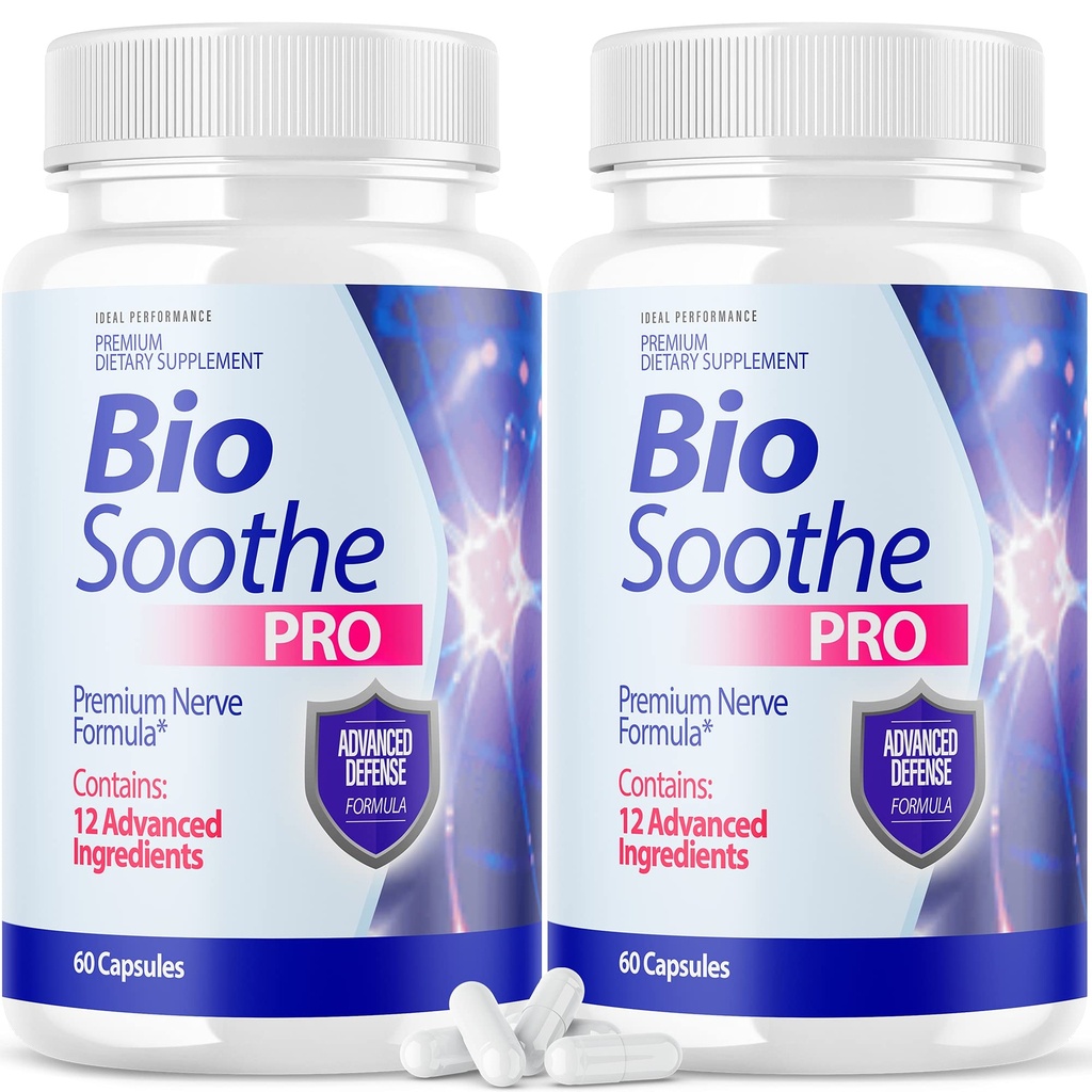 IDEAL VÝKONNOST (2 Pack) Biologicky uklidňující Pro Neuropatie Léčba kapsle pro Nerve bolesti Opravy pilulky Bio Soothe Premium doplněk Formule Alfa Fix Neeve (120 Kapsle)