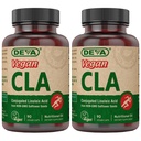 DEVA Vegan Vitamíny Konjugované linolové kyseliny (CLA), z Non- GMO Safflower Oil, 90 Kapsle, 1- balení