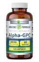 Úžasné Alpha GPC dodatek 124; 600 Mg per Serving 124; 120 Kapsle 124; Non- GMO 124; Gluten zdarma 124; Made in USA