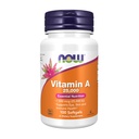 Nyní doplňky, vitamín A (rybí tuk) 25 000 IU, esenciální výživa, 100 Softgels