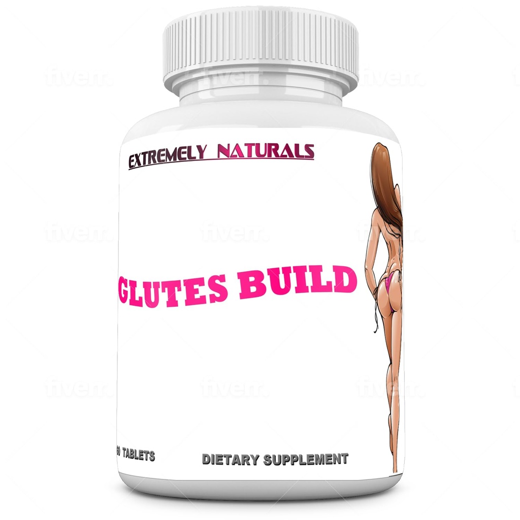 Glutes Build Bigger Booty pilulky. Brazilský Bum Boost - Booty Enhancement - větší zadek pilulky. Glutes Doplněk - Zvyšování velikosti zadku pilulky. 60 tablet