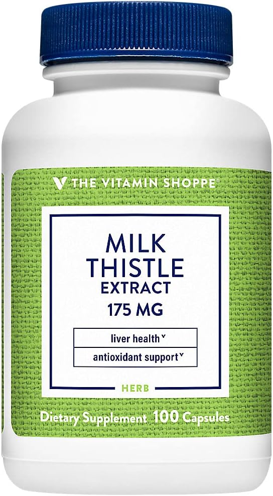 Vitamin Shoppe Milk Thistle Extract 175 MG (100 kapslí)