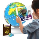 PlayShifu Globe for Children - Orboot Earth: Interactive Kids Globe s 1000 + Fakta o zvířatech, Místa a památky 124; Techno- Powered Learning Toy & STEM Gift for Kids Ages 4-10