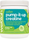 Wellah Creatine for Women (50 Servings, Coconut Lime) - Creatine Monohydrát s výtažkem Dandelion & Cranberry