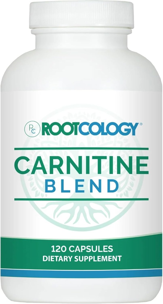 Rootcology by Dr. Izabella Wentz PHARMAN124; Carnitin Blend PHARMAN124; L- Carnitin & Acetyl- L- Carnitinum Formule PHARMAN124; Ideální pro vegetariány PHARMAND124; 120 Kapsle