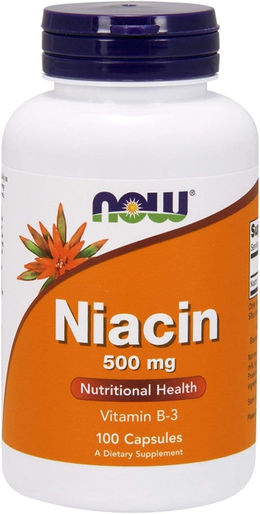 Foods - Niacin Vitamin B-3 500 mg. - 100 tobolek (multi- Pack)