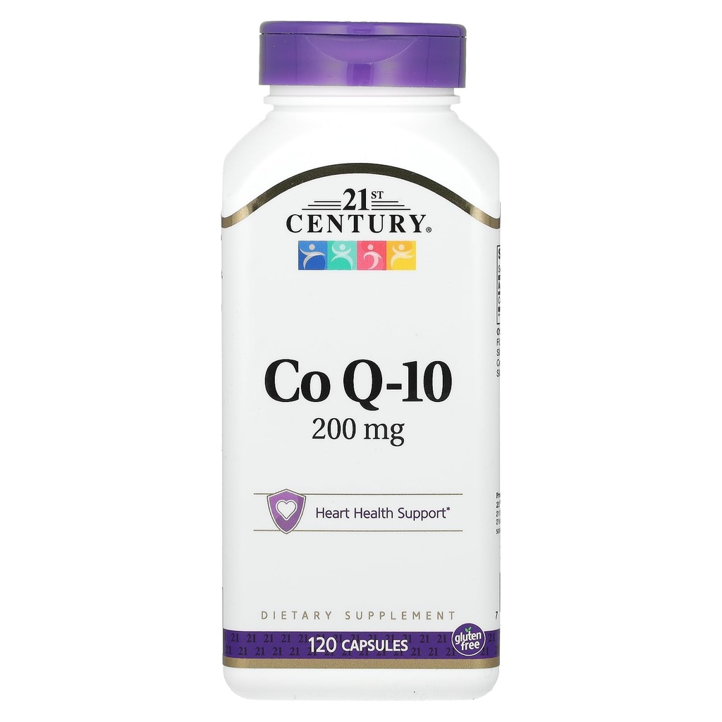 21. Století Co Q10 200 mg Kapsle, 120 Počet (27435)