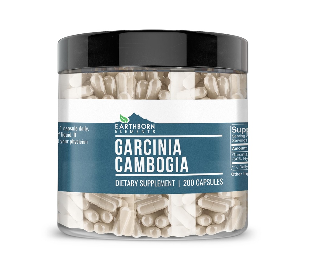 Elements Garcinia Cambogia 200 Kapsle, Čisté a neředěné, Žádné přísady